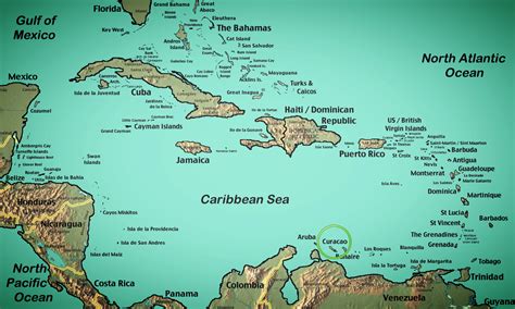 where is curacao located.